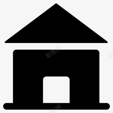 住宅地产房产图标图标