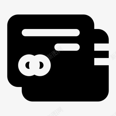 信用卡盗用信用卡借记卡电子商务图标图标