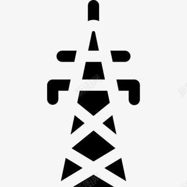 公共标识安全电气塔公共服务5已填充图标图标