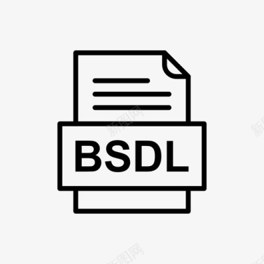 ai格式bsdl文件文档图标文件类型格式图标