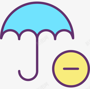 公共标识安全拆卸安全14线性颜色图标图标