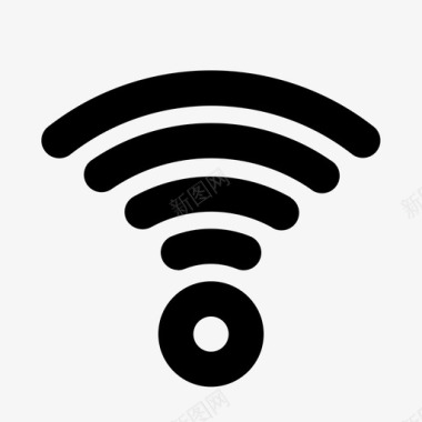 wifi发送器标志图标图标