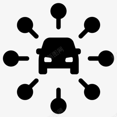 汽车服务配置选项图标图标