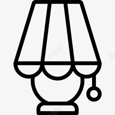 线性照明灯具图标图标