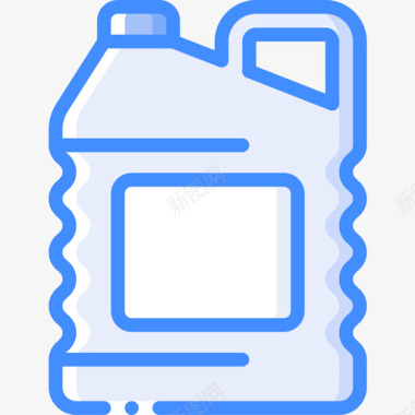 汽油罐容器4蓝色图标图标