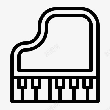 钢琴乐器音乐图标图标