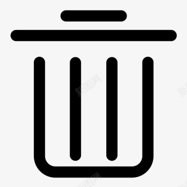 删除垃圾箱删除图标