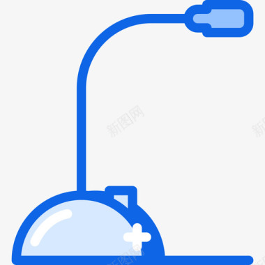 带线的麦克风麦克风tech15蓝色图标图标