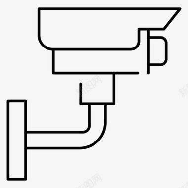 电视雪花视频闭路电视摄像头保护图标图标
