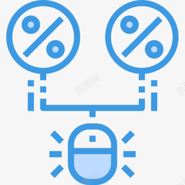 销售折扣8蓝色图标图标