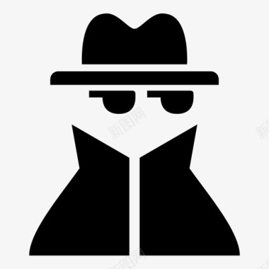 侦探间谍私家侦探侦探图标图标