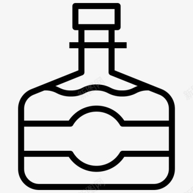 啤酒边框酒酒吧饮料图标图标