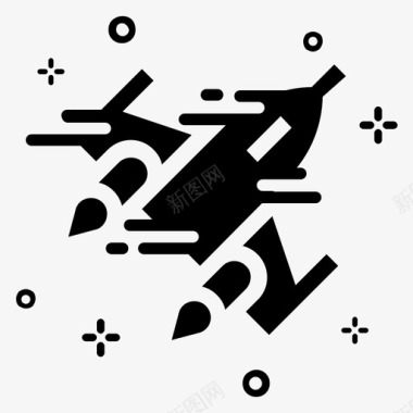 宇宙飞船飞船火箭图标图标