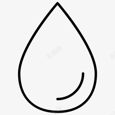 水滴血液液体图标图标