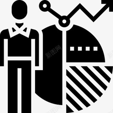 投资金融科技要素2字形图标图标