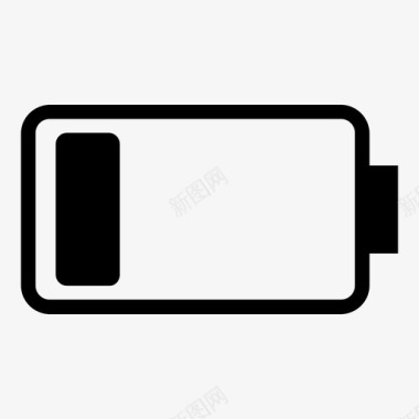 电池电量不足手机电池电量不足图标图标