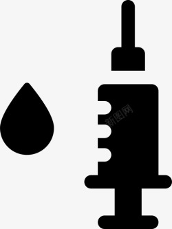液体填充药品剂量注射剂图标高清图片