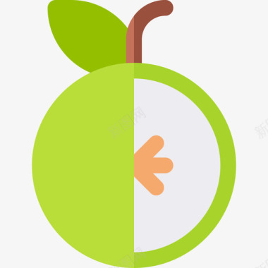 NFC标志母乳水果水果和蔬菜16扁平图标图标