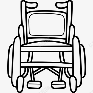 轮椅医疗器械16黑色图标图标