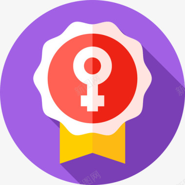 妇女节设计素材徽章妇女节10平装图标图标