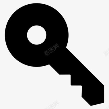 斜杠符号钥匙进入门钥匙图标图标