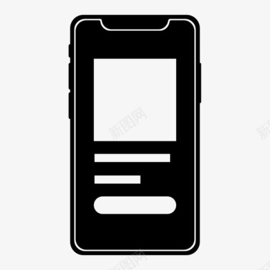 iphonex产品页电子商务图标图标