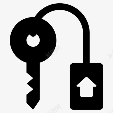主钥匙门钥匙钥匙链图标图标