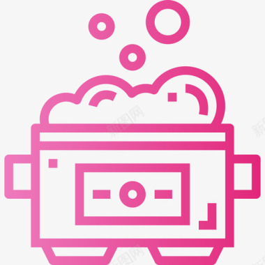 锅4件套锅晚餐4梯度图标图标