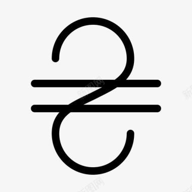 格里夫纳货币乌克兰图标图标