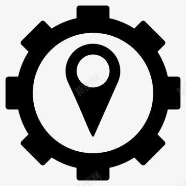 本地搜索引擎优化地理营销地理定位图标图标