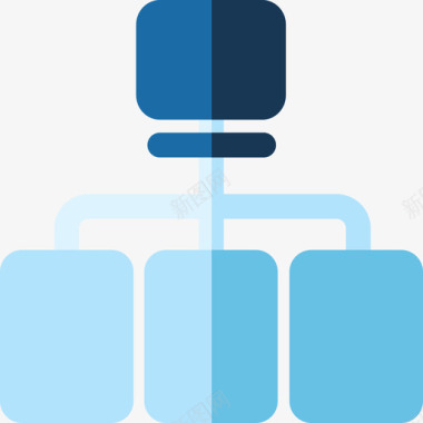 服务器服务器众筹28扁平图标图标