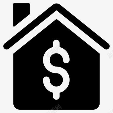 房价抵押贷款物业成本图标图标