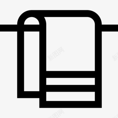 毛巾纹理毛巾替代医学16直系图标图标