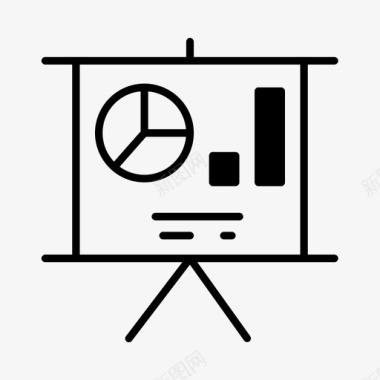 组织机构图表分析员会计图表演示者图标图标