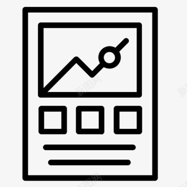 实施图表纸张图标图标