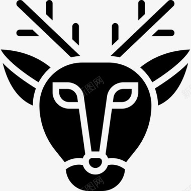 鹿复古装饰20雕文图标图标