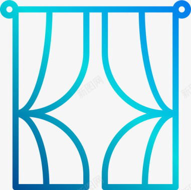 窗帘家装27直线坡度图标图标