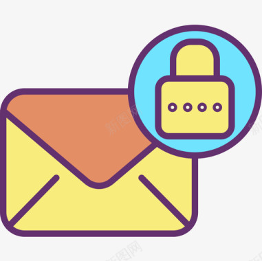 公共标识安全安全性安全性14线性颜色图标图标