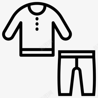 采购产品衣服衣服裤子衬衫图标图标