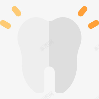 牙痛牙医46扁平图标图标