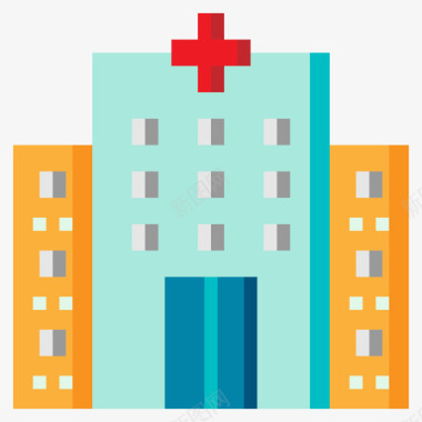 医院城市元素46公寓图标图标