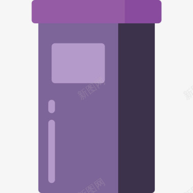 酒盒容器3扁平图标图标