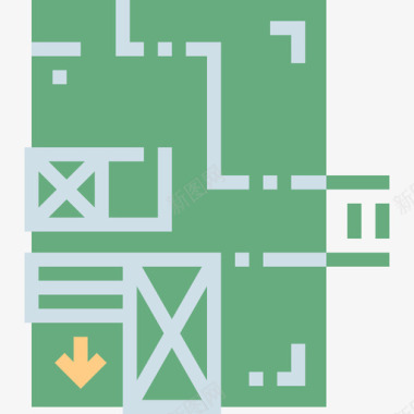 设计房屋房屋平面图建筑45平面图图标图标