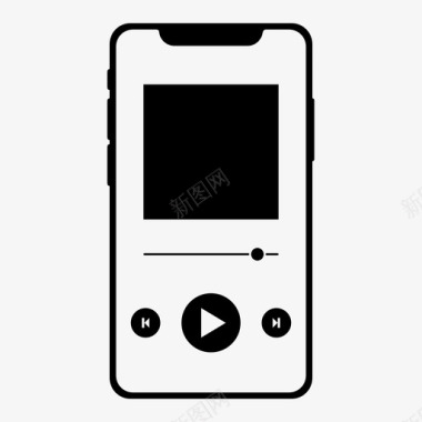 iphonex音乐潘多拉spotify图标图标