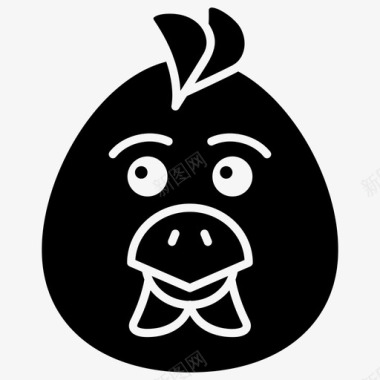 彩绘鸡蛋无表情鸡蛋表情图表情标签表情符号图标图标