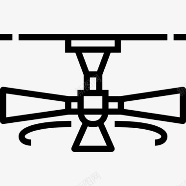 扇子矢量扇子家具106直线型图标图标