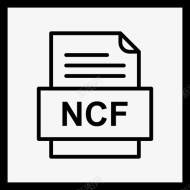 PDF文件格式ncf文件文件图标文件类型格式图标