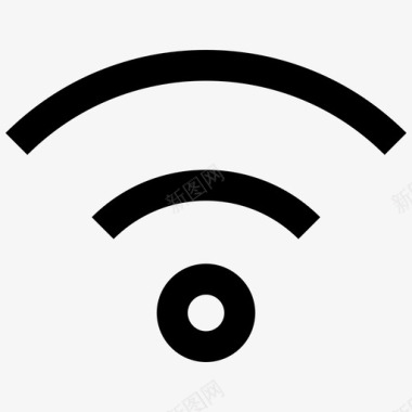 移动界面wifi连接互联网图标图标