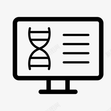 占比分析dna报告电脑dna分析图标图标