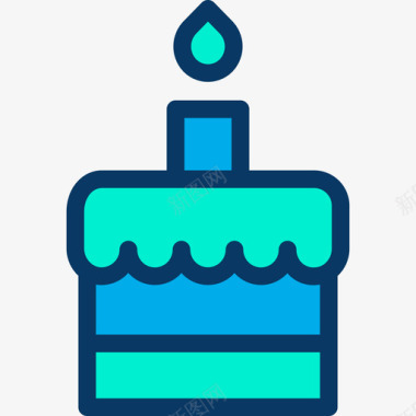 生日蛋糕生日蛋糕界面63线颜色图标图标